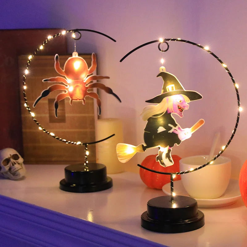 Halloween LED Decoration Battery-Powered Warm White or Purple Glow