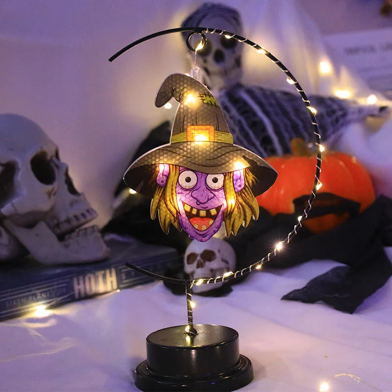 Halloween LED Decoration Battery-Powered Warm White or Purple Glow