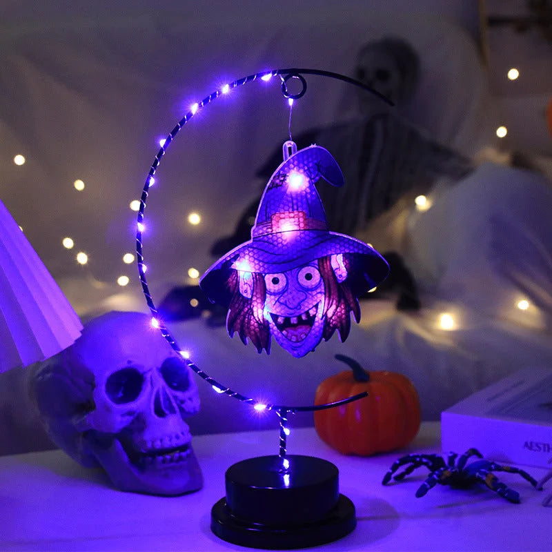 Halloween LED Decoration Battery-Powered Warm White or Purple Glow