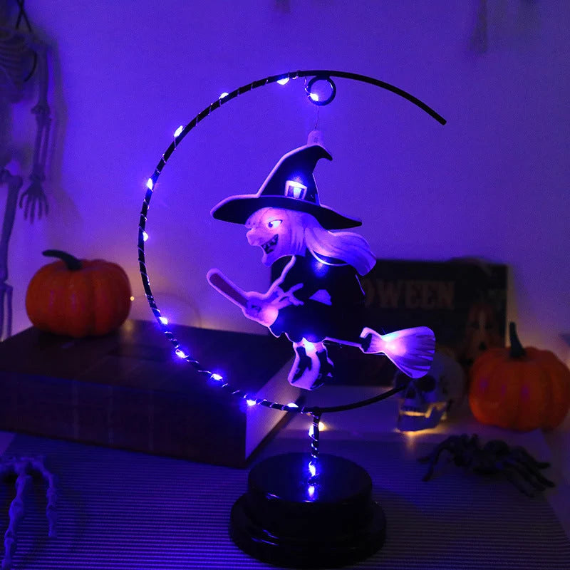 Halloween LED Decoration Battery-Powered Warm White or Purple Glow