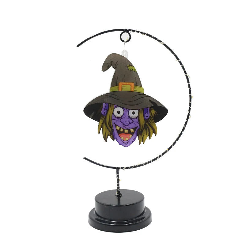 Halloween LED Decoration Battery-Powered Warm White or Purple Glow
