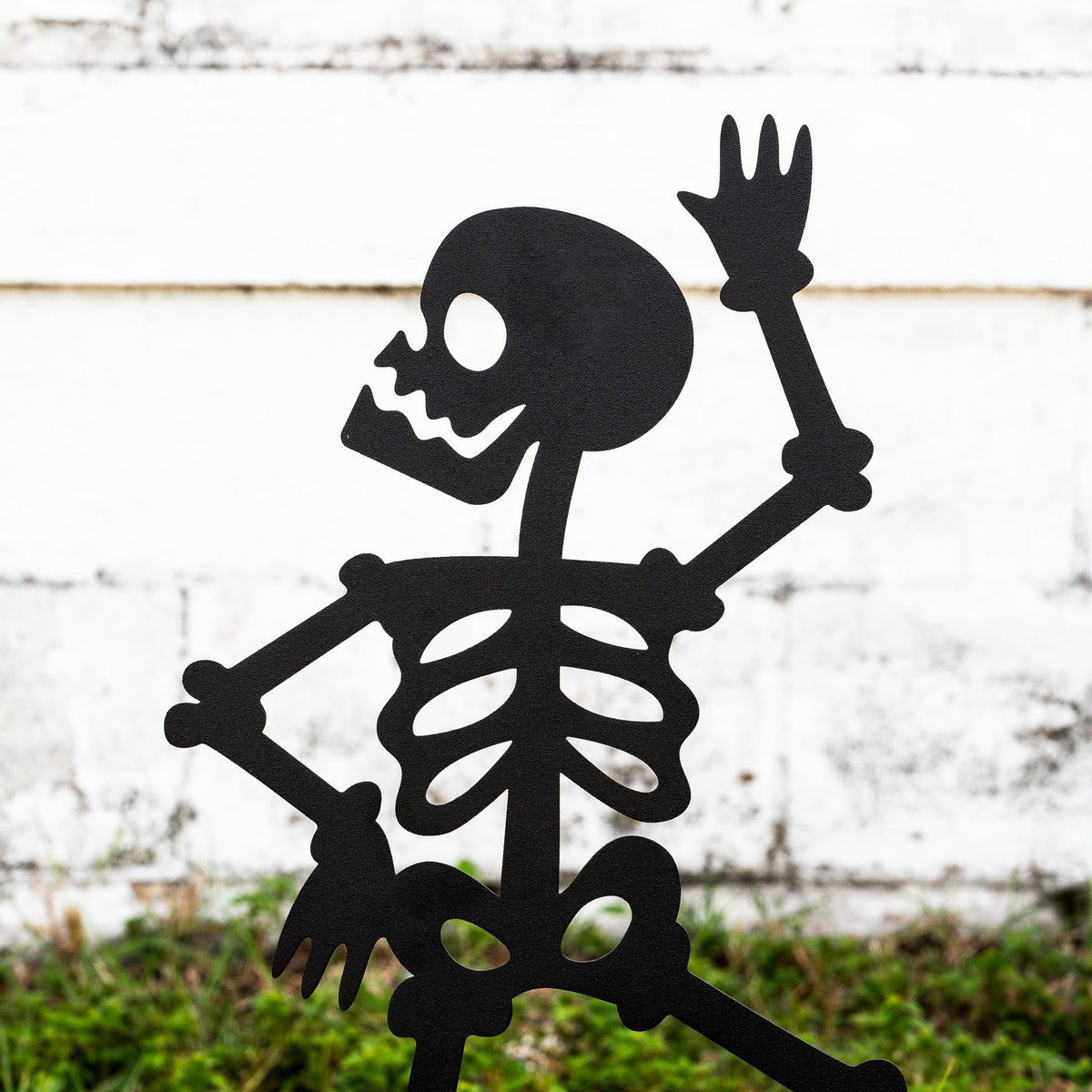 Halloween Skeleton Yard Stakes Steel Powder-Coated Set of 6