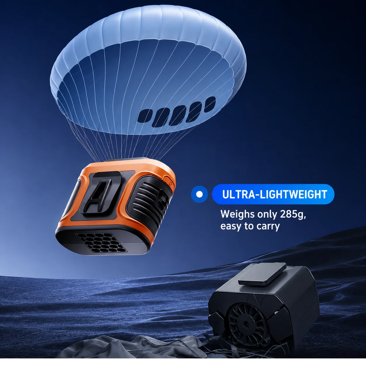 Handheld Fan USB-C Rechargeable 36-Hour Runtime