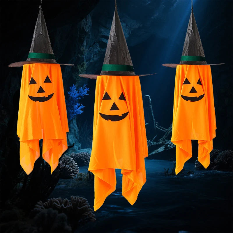 Hanging Halloween Decorations Foldable Fabric Set of 2