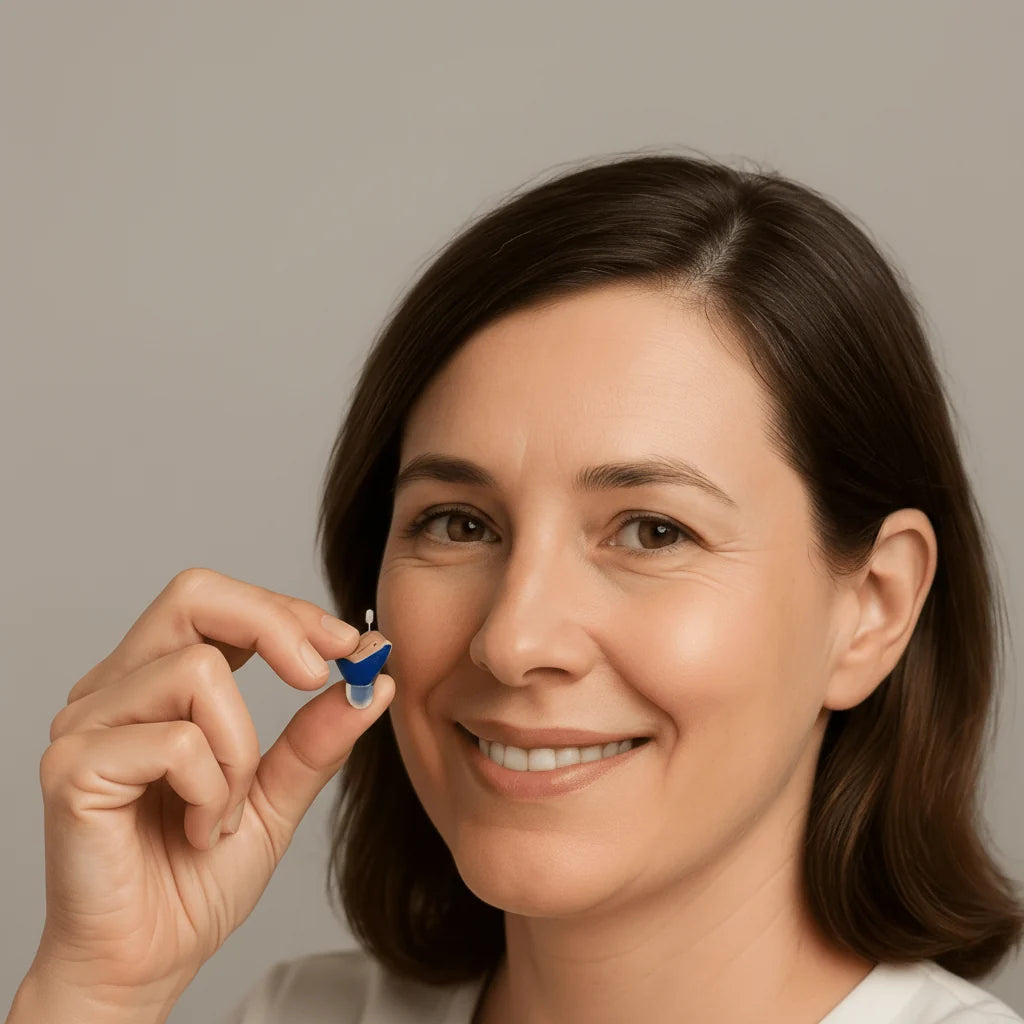 Hearing Aid Discreet In-Ear Rechargeable Up to 3 Days of Use