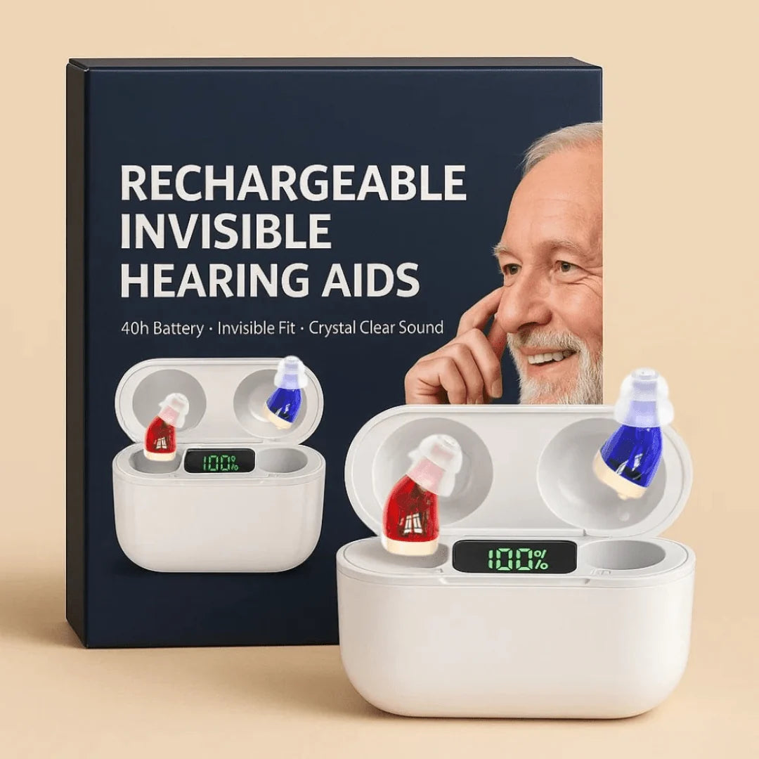 Hearing Aid Discreet In-Ear Rechargeable Up to 3 Days of Use