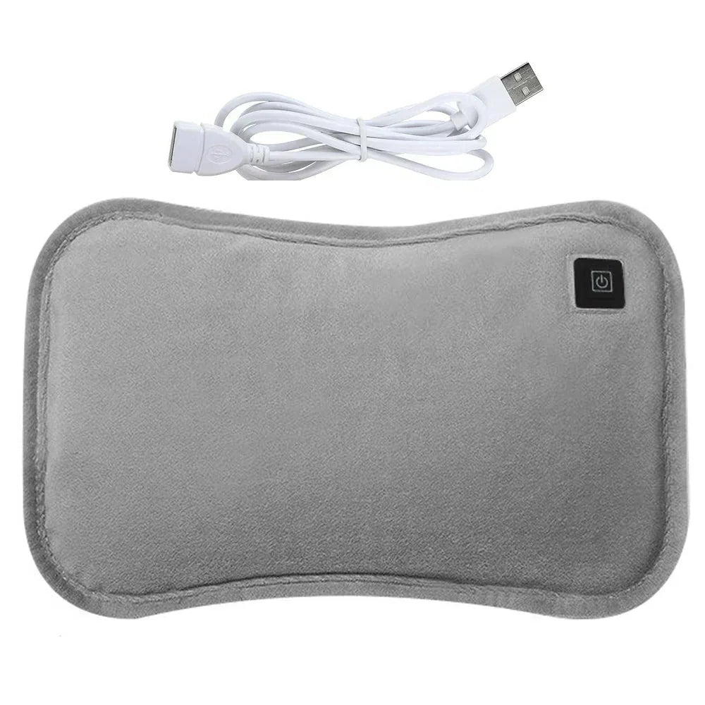 Heating Pad Rapid-Heating Cordless USB-Rechargeable Plush Fabric