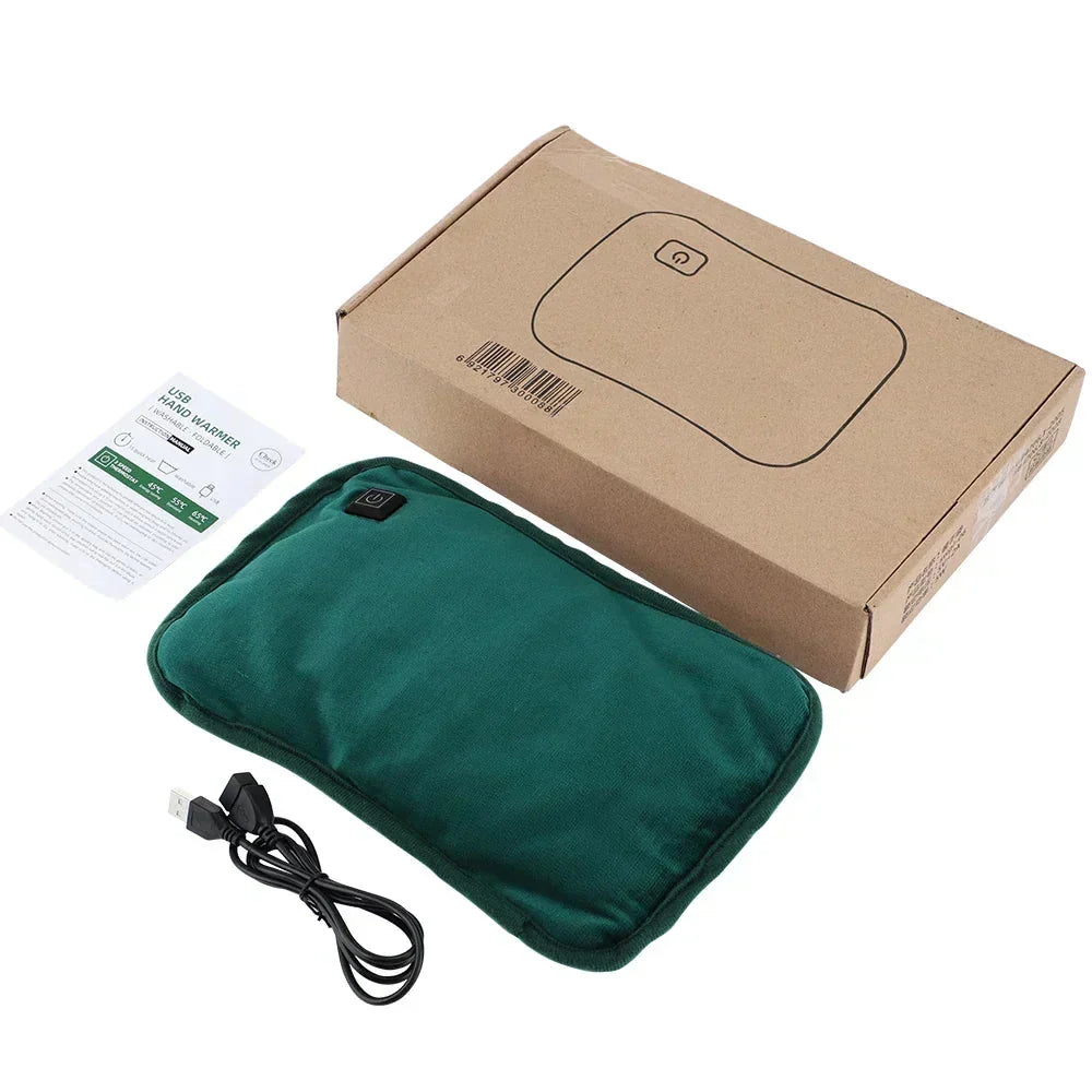 Heating Pad Rapid-Heating Cordless USB-Rechargeable Plush Fabric