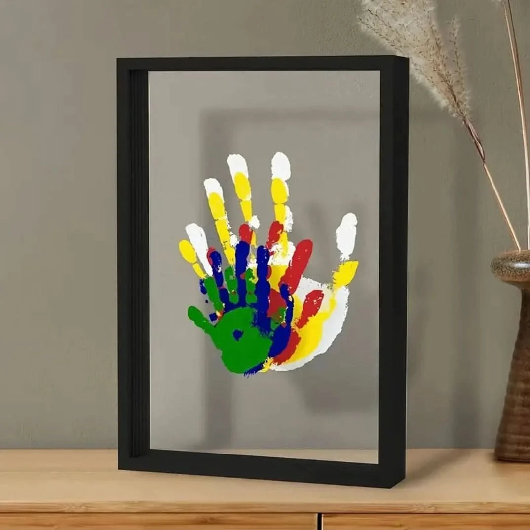 Keepsake Frame Baby Handprint & Footprint Non-Toxic Clay