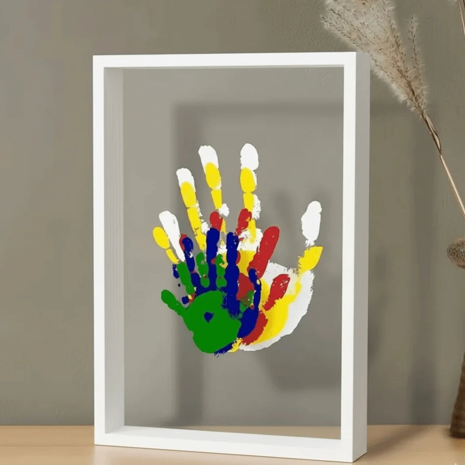 Keepsake Frame Baby Handprint & Footprint Non-Toxic Clay