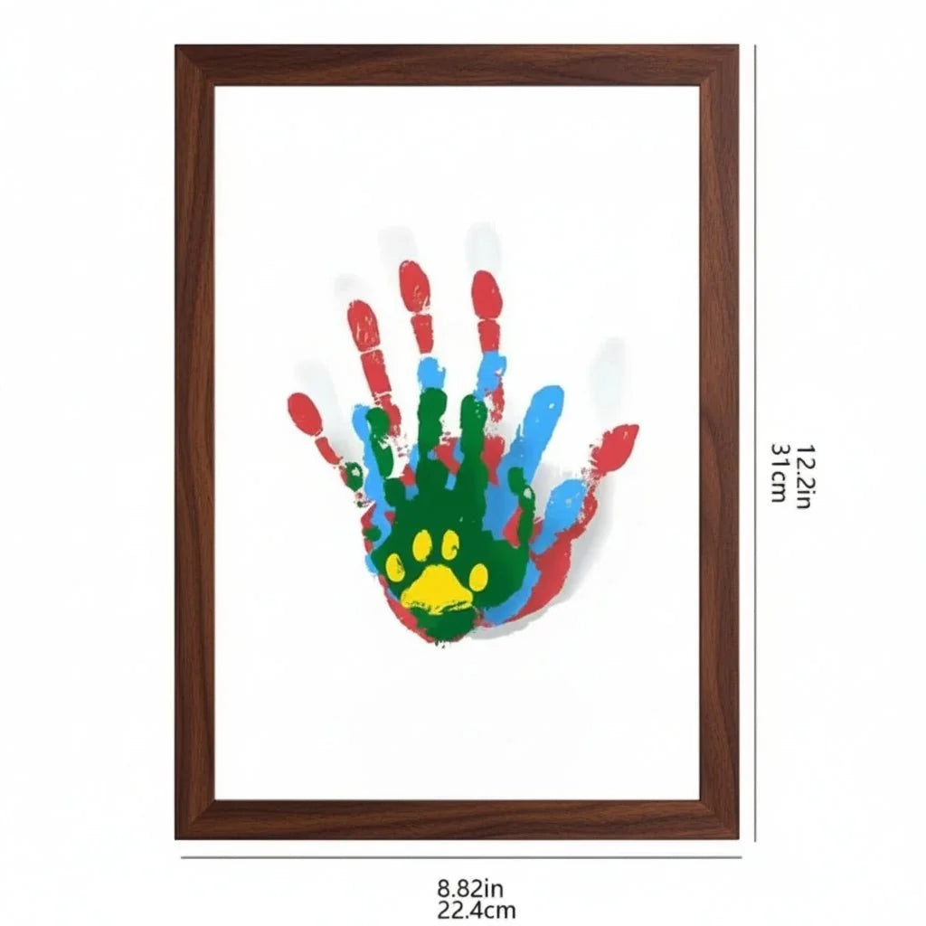 Keepsake Frame Baby Handprint & Footprint Non-Toxic Clay