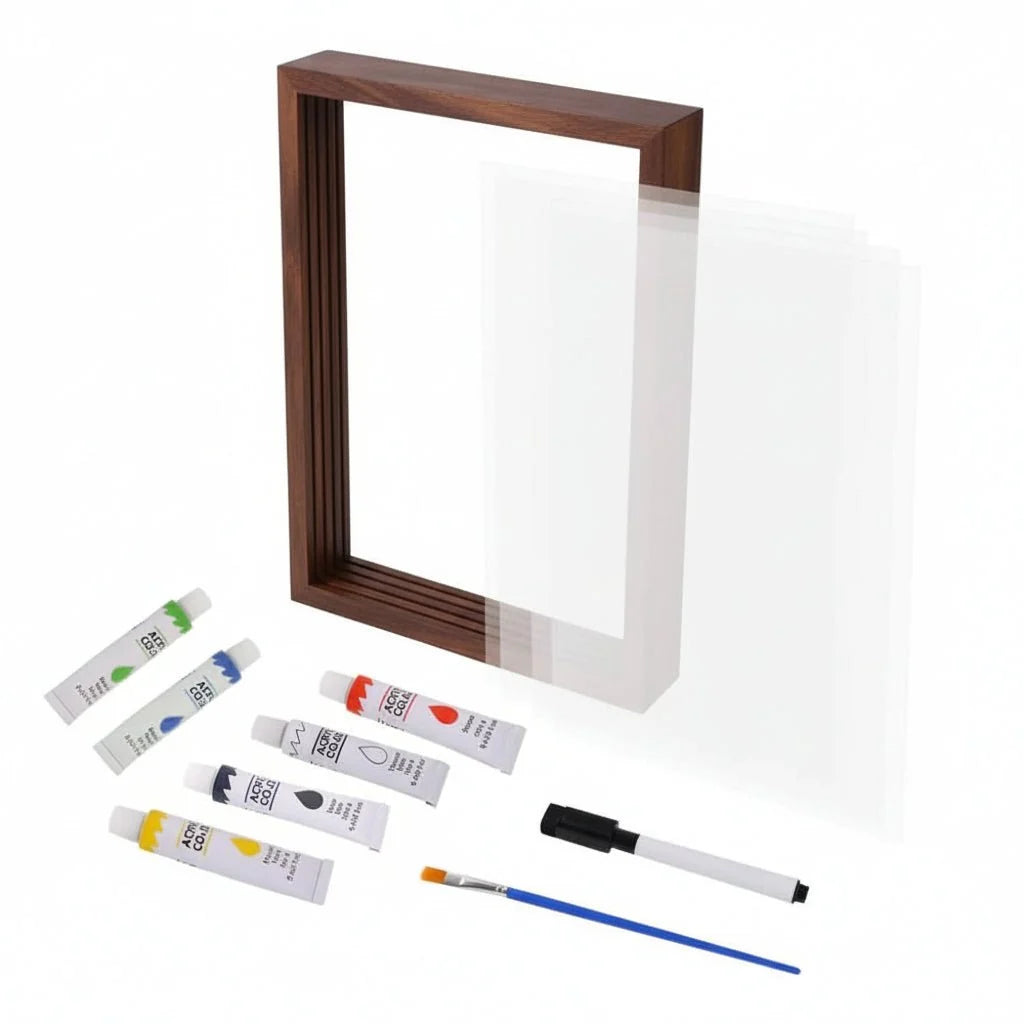 Keepsake Frame Baby Handprint & Footprint Non-Toxic Clay