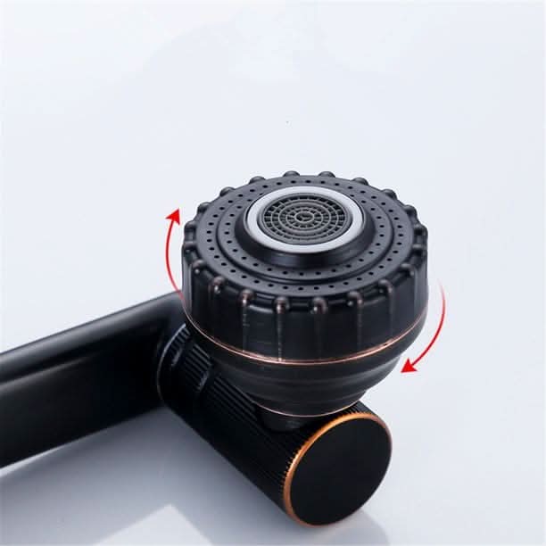 Kitchen Faucet 360° Swivel Integrated Spray Stainless Steel