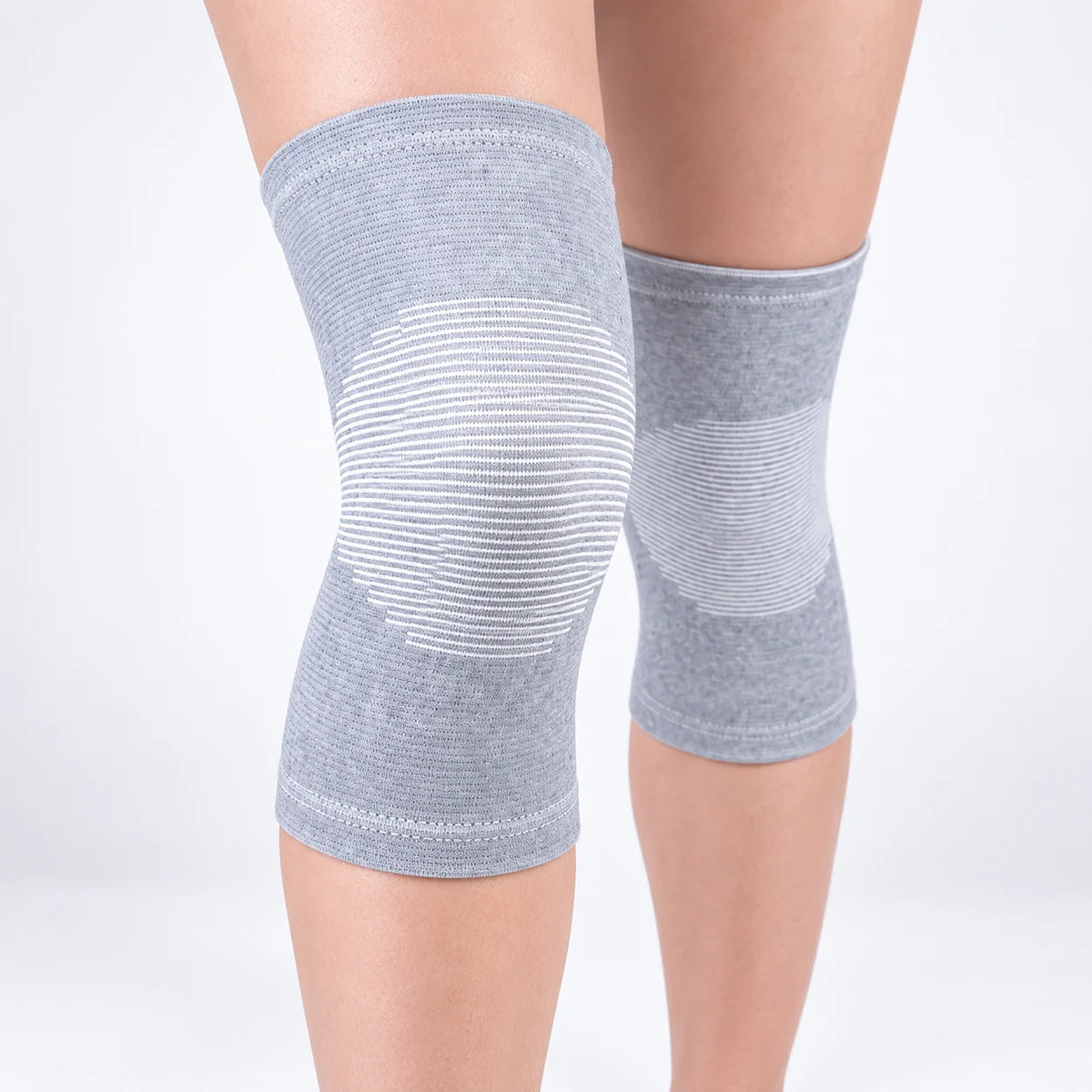 Knee Compression Sleeve Breathable Moisture-Wicking Bamboo Fabric