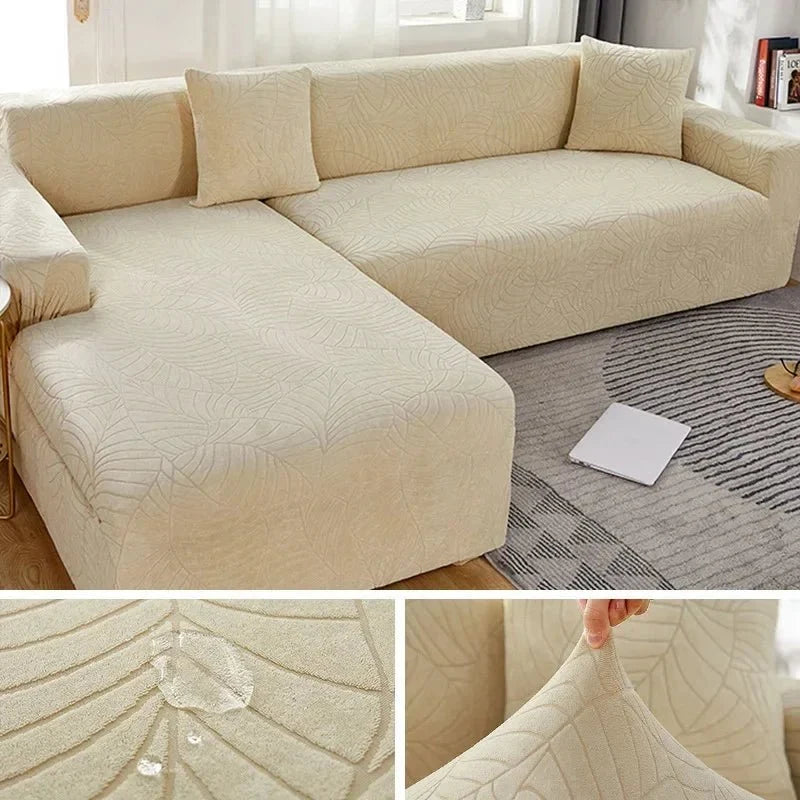 L-Shaped Sofa Cover Machine-Washable Pet Hair & Stain Protection