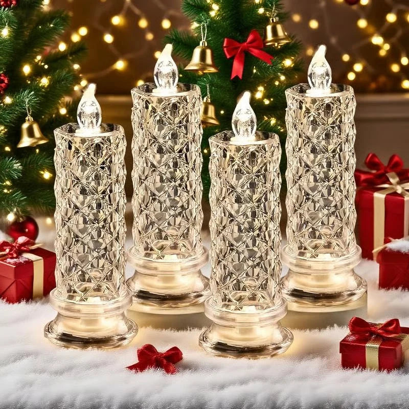 LED Candle Flameless Color-Changing Waterproof 6-Hour Timer