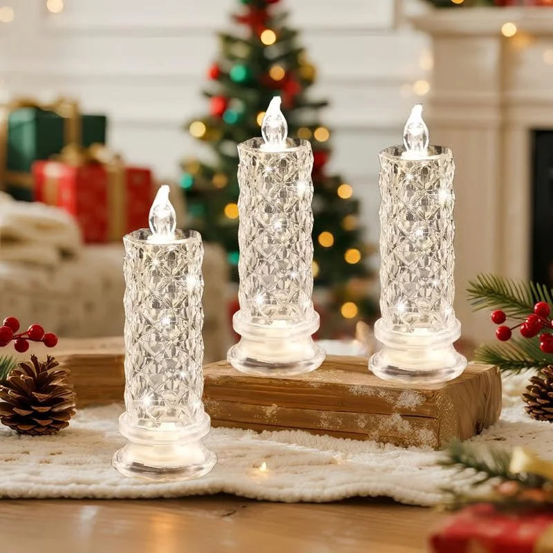LED Candle Flameless Color-Changing Waterproof 6-Hour Timer