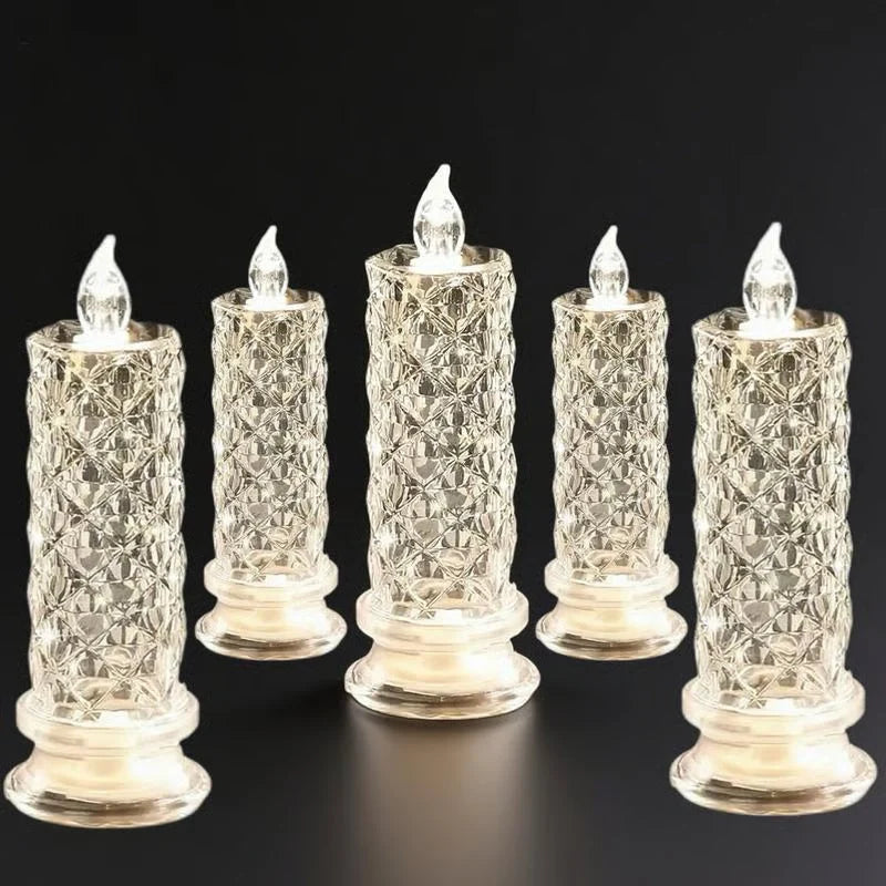 LED Candle Flameless Color-Changing Waterproof 6-Hour Timer