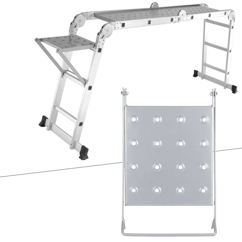 Ladder Work Platform Foldable Non-Slip 330 lb Capacity