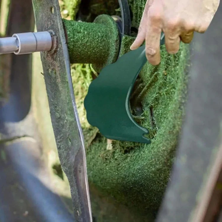 Lawn Mower Deck Scraper Rust-Resistant Metal Rubber Grip