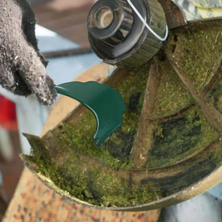 Lawn Mower Deck Scraper Rust-Resistant Metal Rubber Grip