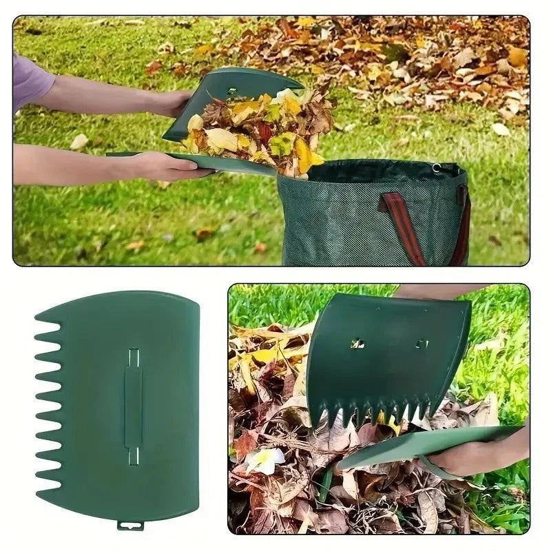 Leaf Scoop Comb-Style Edge Built-In Hand Strap