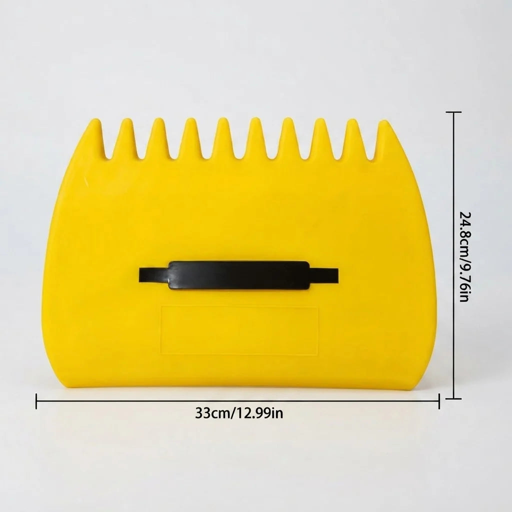 Leaf Scoop Comb-Style Edge Built-In Hand Strap