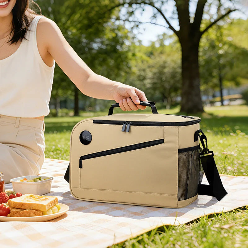 Lunch Cooler Insulated Digital Temperature Display