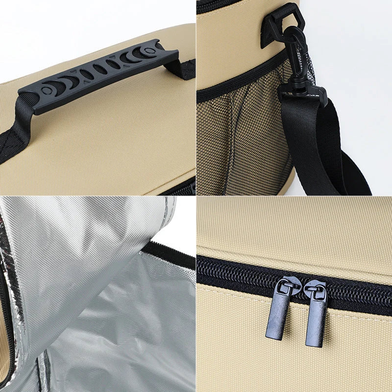 Lunch Cooler Insulated Digital Temperature Display