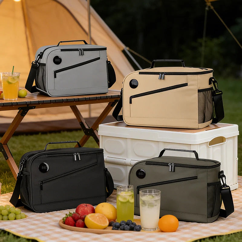 Lunch Cooler Insulated Digital Temperature Display