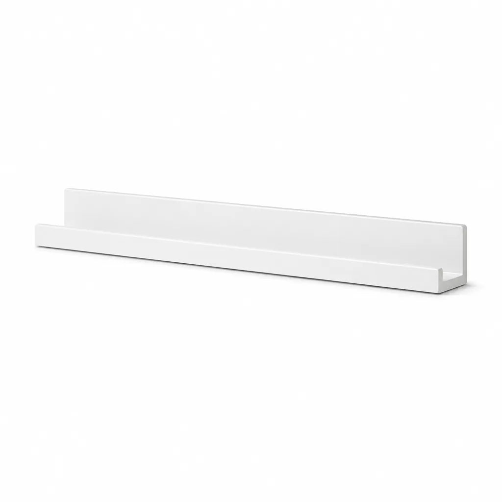 Magazine Holder Compact Space-Saving White Minimalist Design