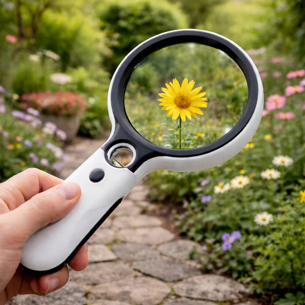 Magnifying Glass Dual Magnification LED Lights