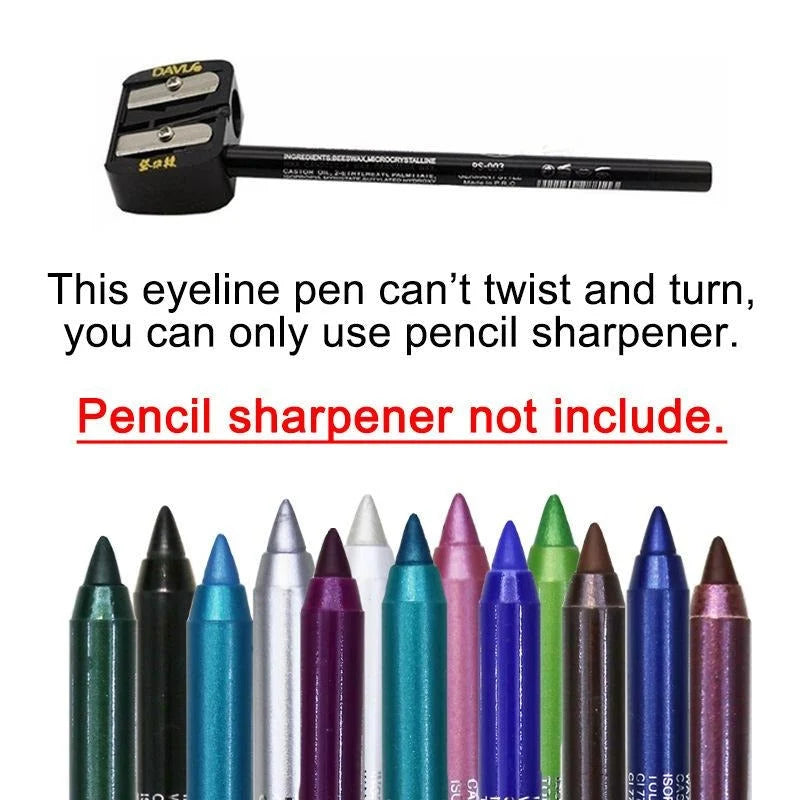 Makeup Pencil Set 12 Colors Waterproof Sweat-Resistant