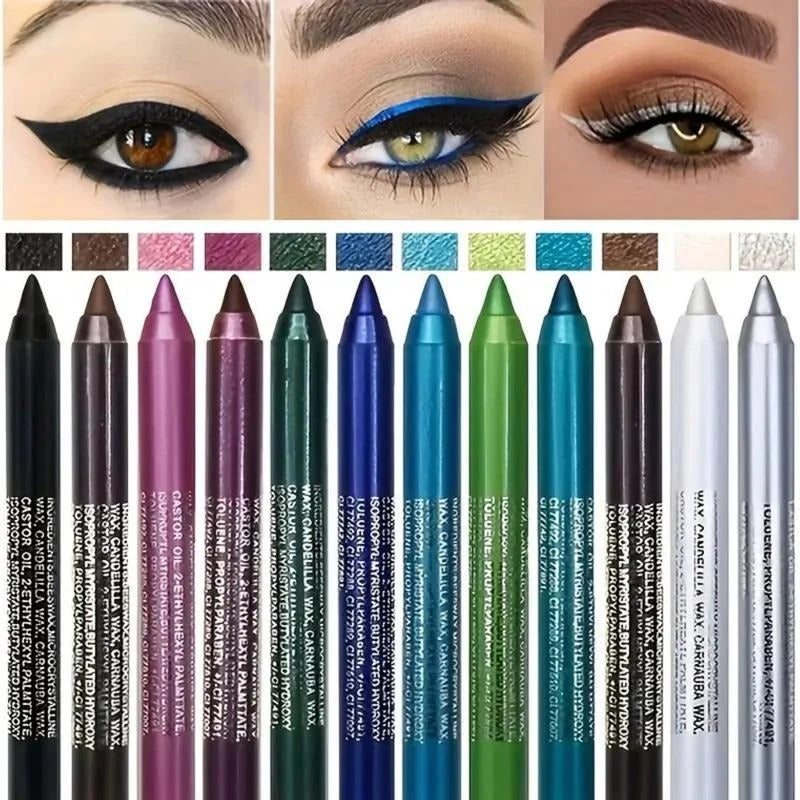 Makeup Pencil Set 12 Colors Waterproof Sweat-Resistant
