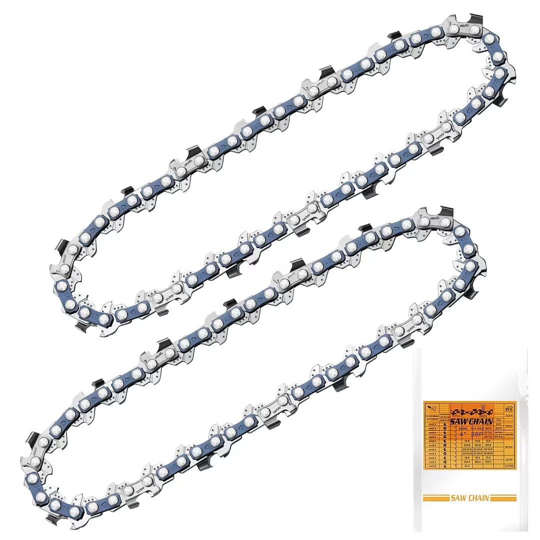 Mini Chainsaw Replacement Chain Stainless Steel Wear-Resistant