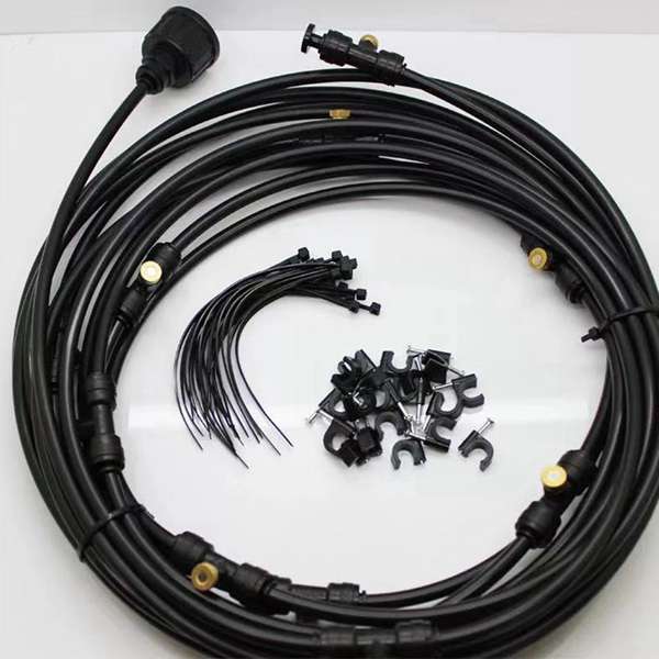 Misting System Kit 6 Nozzles Outdoor Cooling & Watering