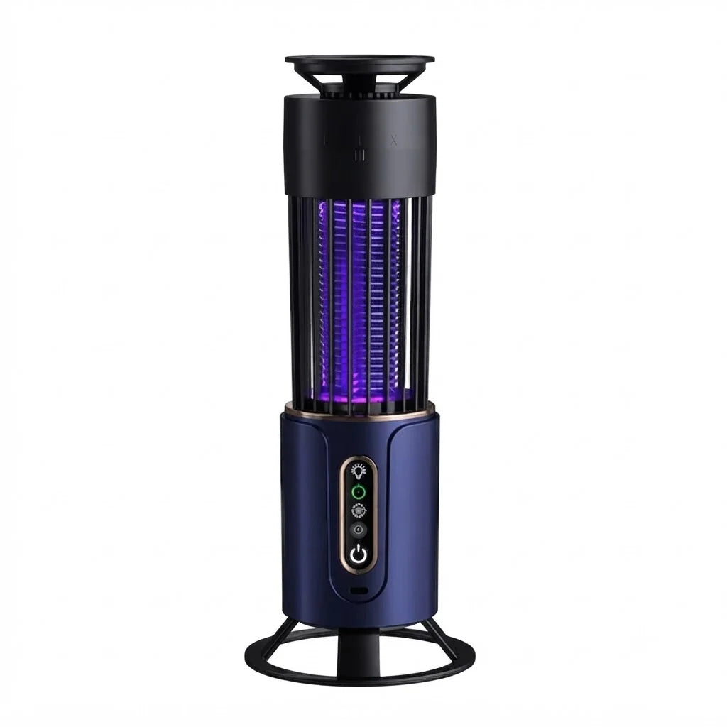 Mosquito Trap Lamp UV LED Rechargeable Cordless Silent Operation