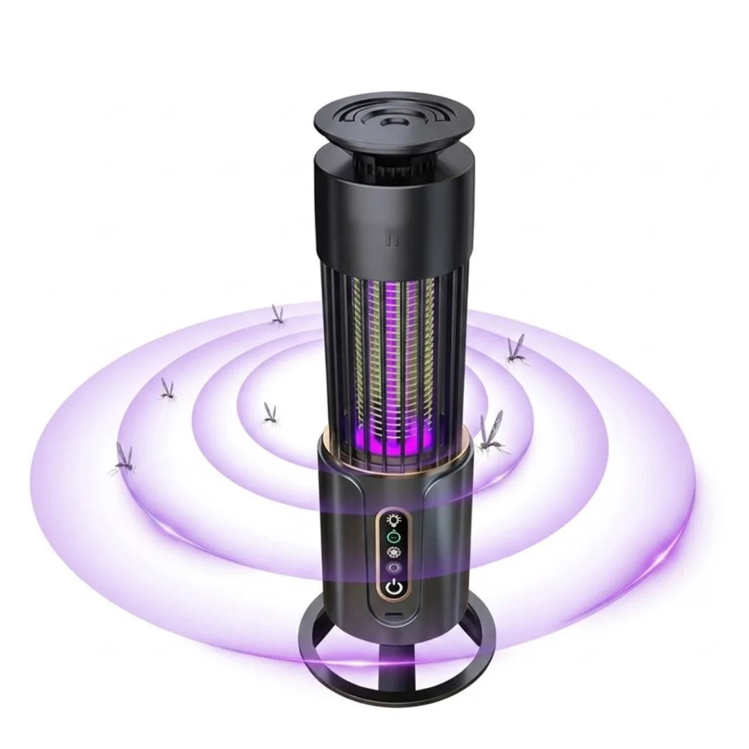 Mosquito Trap Lamp UV LED Rechargeable Cordless Silent Operation