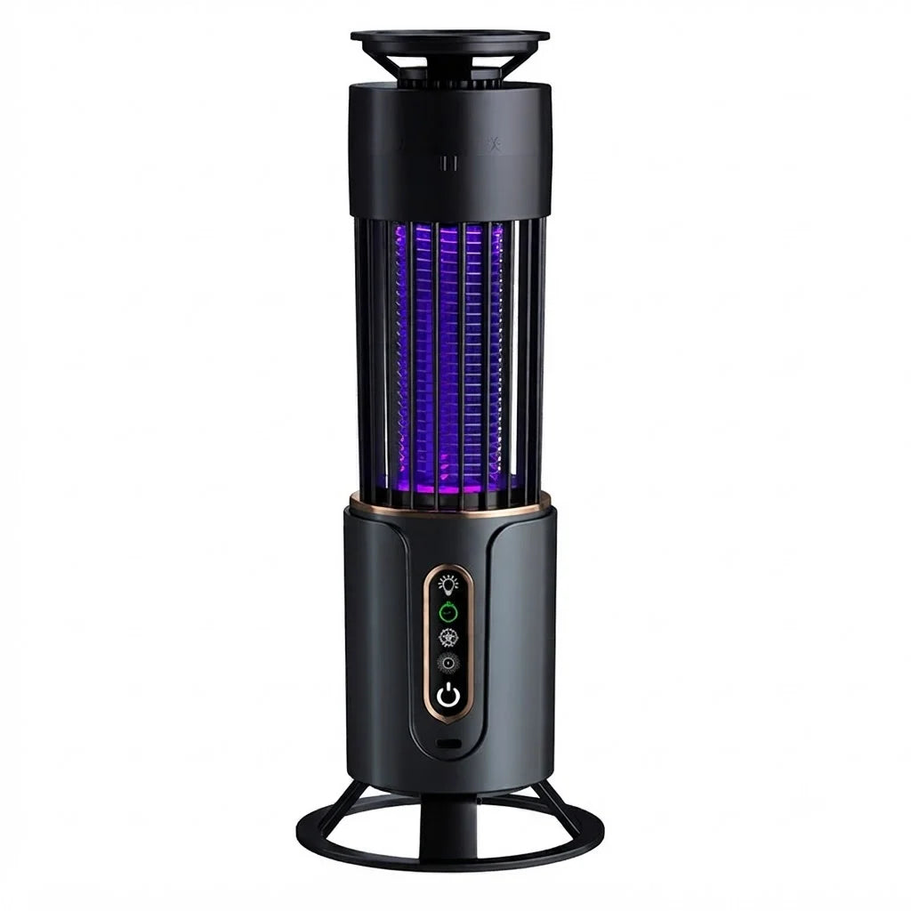 Mosquito Trap Lamp UV LED Rechargeable Cordless Silent Operation