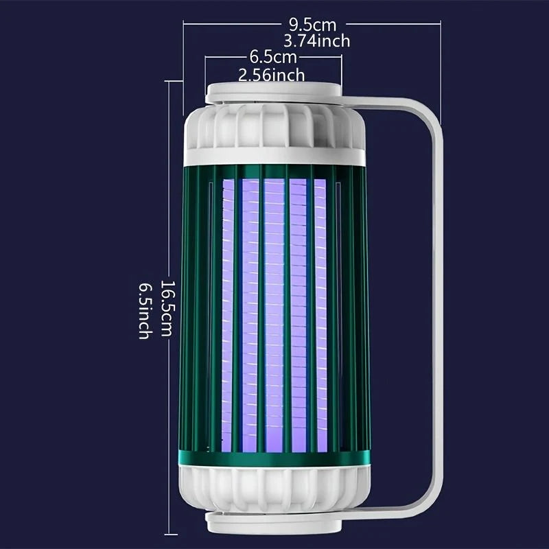 Mosquito Trap Lamp UV Light Rechargeable or Plug-In Power