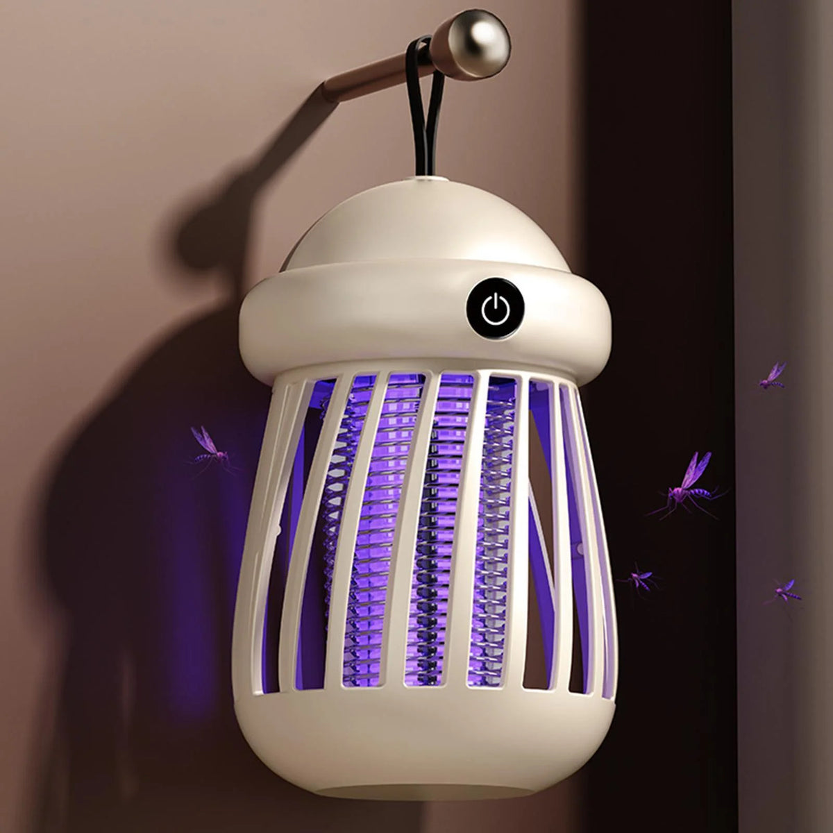 Mosquito Zapper Lamp UV Electric Grid Rechargeable USB Powered