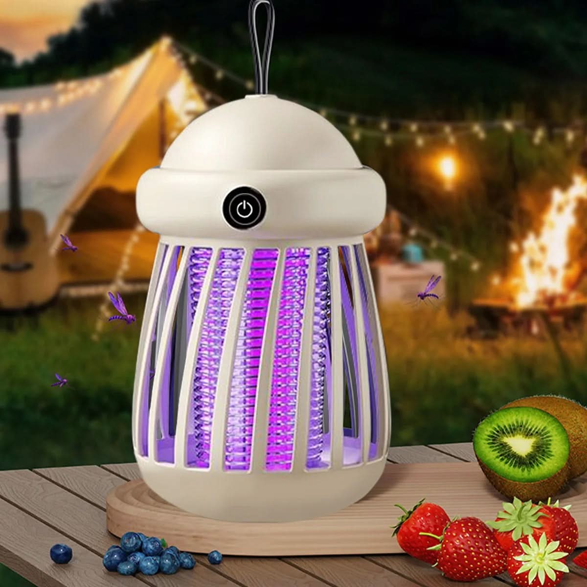 Mosquito Zapper Lamp UV Electric Grid Rechargeable USB Powered