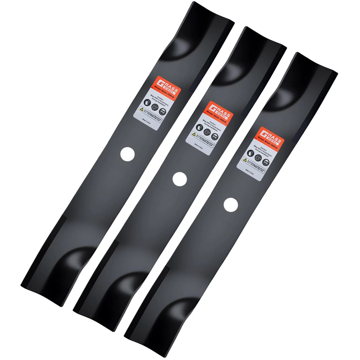 Mower Blades High-Lift Set of 3 Fits 60-Inch Mowers