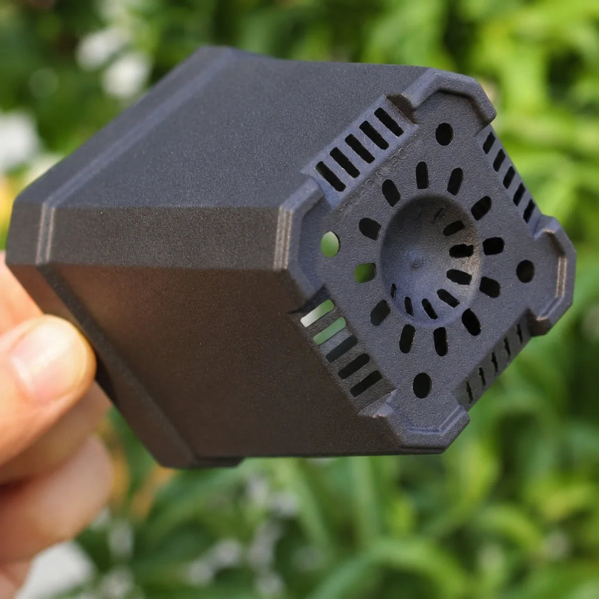 Nursery Pots Square Drainage Holes Set of 10