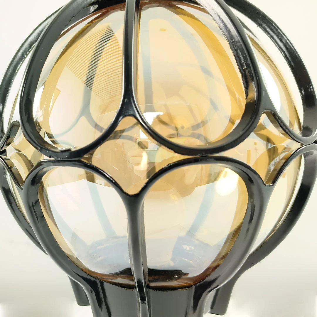Outdoor Pillar Light Glass Globe IP65 E27 Socket