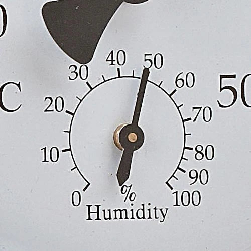 Outdoor Thermometer Hygrometer Brass Temperature & Humidity