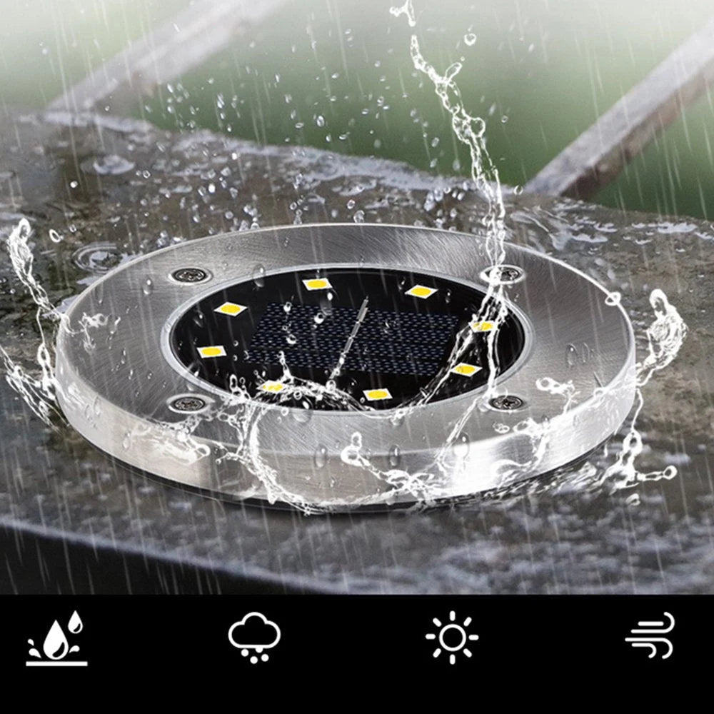 Pathway Lights Solar-Powered Waterproof 4-Pack
