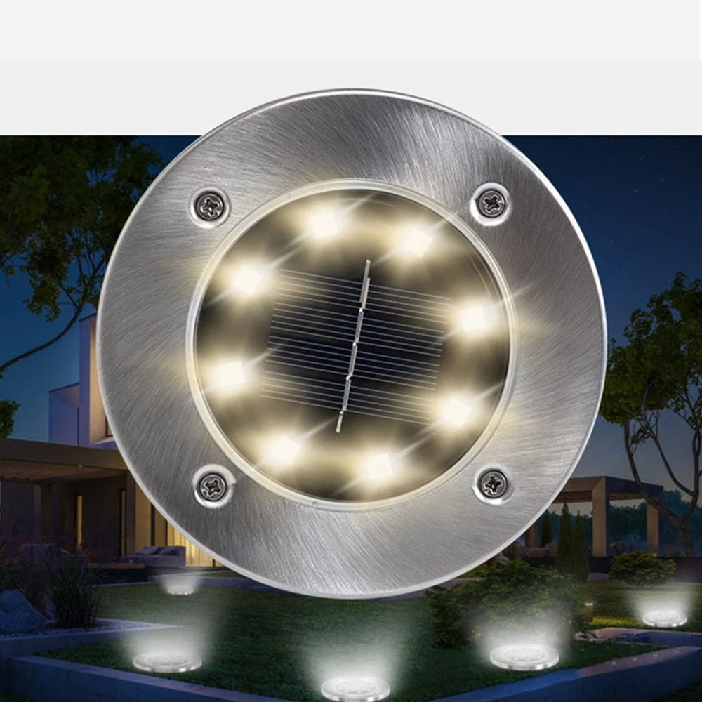 Pathway Lights Solar-Powered Waterproof 4-Pack