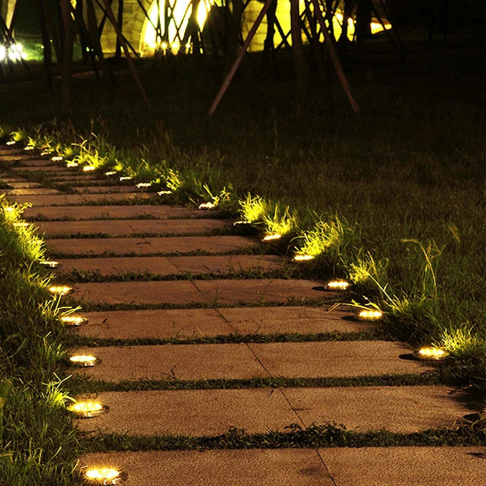 Pathway Lights Solar-Powered Waterproof 4-Pack