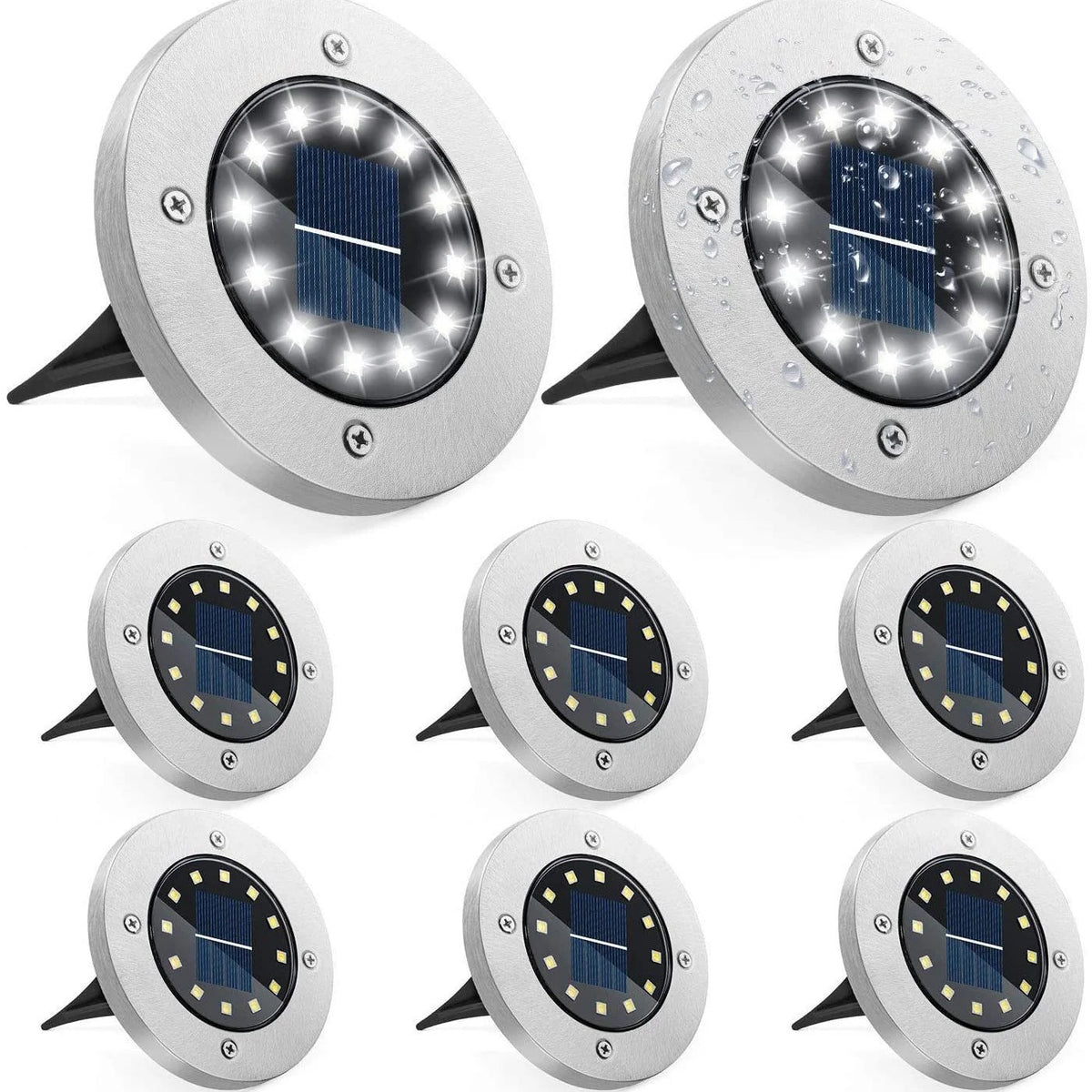 Pathway Lights Solar-Powered Waterproof 4-Pack